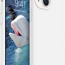 AOTESIER Magnetic for iPhone 13 Mini Case, [Compatible with Magsafe][Food Grade Silicone] Phone Case with Soft Anti-Scratch Microfiber Lining, Camera & Screen Protection 5.4 inch, White (Cream)