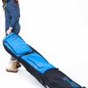 Element Equipment Wheeled Padded Ski Bag Ultimate Double - Premium High End Double Roller Travel Bag