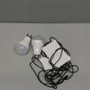 Solar & USB Rechargeable Light Bulbs With Remote + Touch Control, 3 Colors & Dimmable, Large Solar Panel 1800mAh Battery Powered Light Bulb, Battery Light Bulbs Indoor For Home Camping Shed (2 Count (Pack of 1))