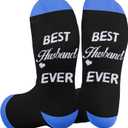 5 x Valentines Day Gifts for Him Husband Christmas Fathers Day Wedding Anniversary Birthday Stocking Stuffers Long Distance Relationship Romantic Unique Best Husband Ever Gifts Cozy Socks