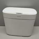 JUDRDO Small Trash Can for Bathroom, 3.5 Gallon Automatic Touchless Trash Can with Lid,Motion Sensor Slim Garbage Can Waterproof Trash Bin Waste Basket for Bedroom, Kitchen