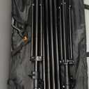 Background Stand Kit, 10x10 FT White Tulle Backdrop Curtain with Lights String & 8.5X10 FT Backdrop Stand, Background Support Kit for Wedding Birthday Party Baby Shower Photo Backdrop Decorations