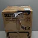 Litheli Electric Snow Shovel Cordless 20V, Lightweight Battery Powered Snow Blower with 4.0Ah Battery, Easy Snow Removal Tool for Driveways, Sidewalks, Patios and Decks