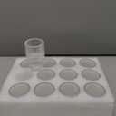 Turvono Clear Glass Taper Candle Holders Set of 12, Small Tapered Candlestick Holders in Bulk, Modern Short Candle Sticks for Dining Table Centerpiece Wedding Christmas Party & Holiday Decorations