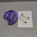 LilGadgets Connect+ Pro Wired Kids Headphones for School with Microphone, Volume Limiting Over-Ear Headset with Cord, SharePort Technology & SoftTouch Padding, Purple (Plain)