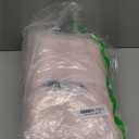 Amdrebio Light Pink Round Circle Rug 4Ft for Girls Bedroom, Fluffy Cute Area Rugs for Kids Room Decor Aesthetic, Kawaii Shag Fuzzy Fur Carpet for Nursery, Preppy Dorm, Classroom, Playroom, Teen, Baby