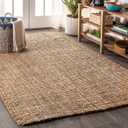 JONATHAN Y Pata Hand Woven Chunky Jute Natural Runner Rug, 2x8, Bohemian, Rustic, Cottage, Easy-Cleaning for Living Room, Bedroom, Kitchen, Non-Shedding (NRF102A-2)