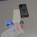 for Galaxy A71 4G Case, Case for Galaxy A71 4G with 3X Tempered Glass Screen Protector, Built-in Ring Kickstand and Magnetic Car Mount Shockproof Dropproof Military Grade Armor Rugged Case, Dark Green