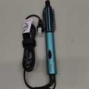 Farery Mini Thermal Brush, Curling Iron 3/4 Inch, Heated Round Brush for Volumizing and Small Curls, Travel Size Hot Brush for Short & Thin Hair, Dual Voltage, One Heat 392F, Touch-ups, Blue