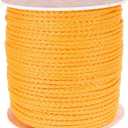 Rope & Cord – Hollow Braid Polypropylene All-Purpose Lightweight Rope – Yellow| Diameter: 1/2" |1000 Feet (Spool)