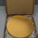 Thyle 20 Pcs 10 Inch Acrylic Round Mirrors for Tables Centerpieces Circle Mirrors Candle Plates for Wall Wedding Table Centerpieces for Baby Shower Party, Thickness 1 mm (Gold)
