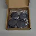 2" Stem Casters Replacement Casters Threaded Swivel Furniture Caster Wheels with Brakes 100Lbs (5/16-18-Black)