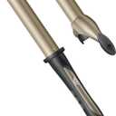 INFINITI PRO CONAIR Tourmaline Ceramic 1-Inch Curling Wand, Detachable Clip Turns Wand into Curling Iron, Produces Flawless Waves and Curls, For Use on Medium and Long Hair, Dark Grey