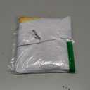 No Hook Shower Curtain with Snap in Liner - Floral Shower Curtain - Fabric Waterproof Inner Liner, Plants Watercolor Yellow Gray Modern Cloth Shower Curtains - Machine Washable, 71 x 74