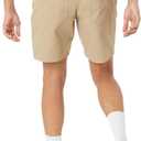 Amazon Essentials Men's Straight-Fit 7" Inseam Stretch 5-Pocket Shorts (31, Khaki Brown)