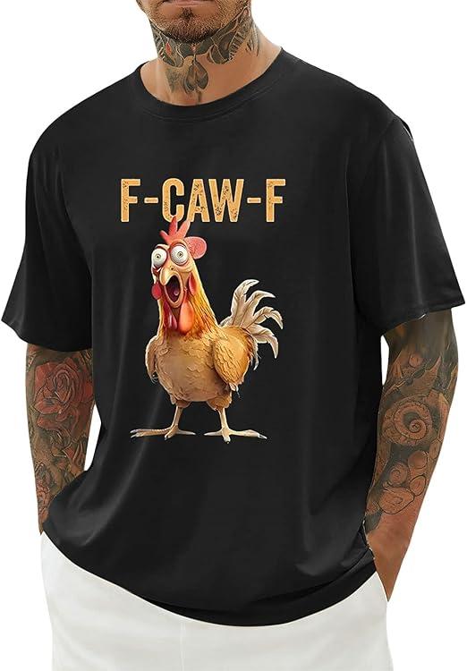 F-Caw-F Grey Shirt, Medium