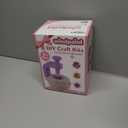 windpaint Fabric Flower Bouquets Toys, Christmas Gifts DIY Craft Kits Toys for Kids, Arts & Crafts for Girls 3 4 5 6 7 8 9 10 Years Old Toddler, Educational Learning Preschool Birthday Gifts(Purple)