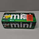 7UP Zero Sugar Lemon Lime Soda, 7.5 fl oz Mini Cans, 10 pack BBD: 11-01-26