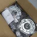 Rustic Wall Sconces Fixtures with Plug in Cord, Set of Two Indoor Vintage Rattan Wall Light Industrial Lamp Fixture Farmhouse Metal Sconces Light for Bedroom Bedside Living Room (2 Pack)