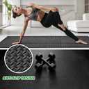 3x6 Feet Interlocking Foam Floor Mats (18-Pack) - 0.4"10mm Thick Gym Mats for Home Workouts, Exercise & Play - Puzzle Tiles for Home Gym, Yoga, Kids Area.