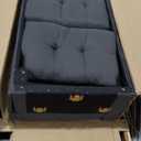 Lyngins L Shaped 3 Seat Sofa Bed with Storage, 86" Sleeper Sofa Couch with Pull Out Chaise Sectional Couch for Apartment, Bedroom, Living Room, Gray (Grey)