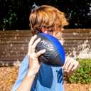 Nerf Pro Grip Football, Blue, Classic Foam Ball, Easy to Catch & Throw, Sports Toys, Christmas Gifts or Stocking Stuffers for Kids