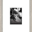 Americanflat 11x14 Picture Frame with Shatter-Resistant Glass - Use as 5x7 Frame with Mat or Display 11x14 Photo Without Mat - Signature Collection - Picture Frames for Wall Display - Driftwood