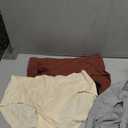 INNERSY Women's Cotton Underwear High Waisted Briefs Panties 4-Pack, XL 