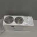 YUNEASELF Hair Tool Organizer Acrylic: Hair Dryer Holder Wall Mount  Blow Dryer Holder Cabinet Door  Bathroom Countertop Organizer for Curling iron Hot Styling Tools Flat Iron  White