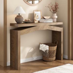 43-Inch Console Tables for Entryway, Farmhouse Wood Sofa Table