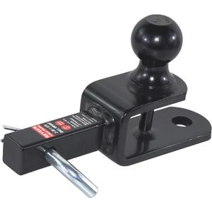 864031 3 in 1 ATV/UTV Trailer Hitch Towing Ball Mount with 2 inch Trailer Ball, Fits 1-1/4 inch Hitch Receiver (1-1/4 inch receiver)