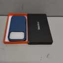 SHIELDON Genuine Leather Slim Wallet Case for iPhone 17 Pro 6.3" 2025 | Wireless Charging, Folio Magnetic Closure, RFID Blocking Credit Card Holder, Shockproof Phone Cover - Royal Blue
