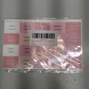 Laminated Bible Tabs, Reposition Large Print Stickers, Easy to Read and Apply Bible Tabs for Women and Man (White Pink)