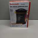 Honeywell HHF360V 360 Degree Surround Fan Forced Heater with Surround Heat Output Charcoal Grey Energy Efficient Portable Heater with Adjustable Thermostat & 2 Heat Settings, Small