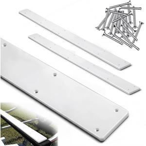 2 Pcs Hdpe Trailer Bunk Glides Boat 48" x 3", 60" x 4", 60" x 5" Heavy Duty Trailer Bunk Slide Pads Enders with Screws and 12 Holes Smoother for Support Loadings Launches Easier