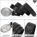BELTROAD Cowboy Cowgirl Belts for Women Men Western Belts for woman Rhinestone Belt With Western Buckle