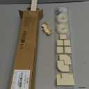 126in Cord Hider Kit, Wire Hiders for TV on Wall, Paintable Cable Management Kit, Wire Cover for Wall Mount TV, Hide Wires Along Wall, Beige Cord Cover Wall Wire Management, 8xL15.7in W0.95in H0.55in