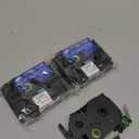 18mm 0.7 Laminated White Tape TZe-241 Compatible with Brother PTouch TZ Tape Black on White 3/4 Inch x 26.2 Feet Refills for PT-D410 PT-D400 PT-D610BT PTD600, 3-Pack TZe241