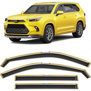 in-Channel Rain Guards for Toyota Grand Highlander 2024-2026