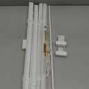 Magnetic Shades for Steel Door Windows | 1 Magnetic Blinds for Metal Doors | Glass Door White Mini Blinds or Covers |25" X 40" or 68" (White 25" X 68")