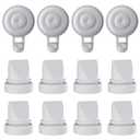 Replacement Pump Parts for Momcozy M9 Replacement Parts Replace to Mom Cozy m9 Replacement Parts, Compatible with Momcozy M9 Breast Pump Replacement Parts Mom Cozy Pump Parts, Pack of 12 (4pcs Diaphragm & 8pcs Duckdill Valve)