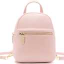 Mini Backpack Purse for Girls Teenager Cute Leather Backpack Women Small Shoulder Bag Handbags (Pink)