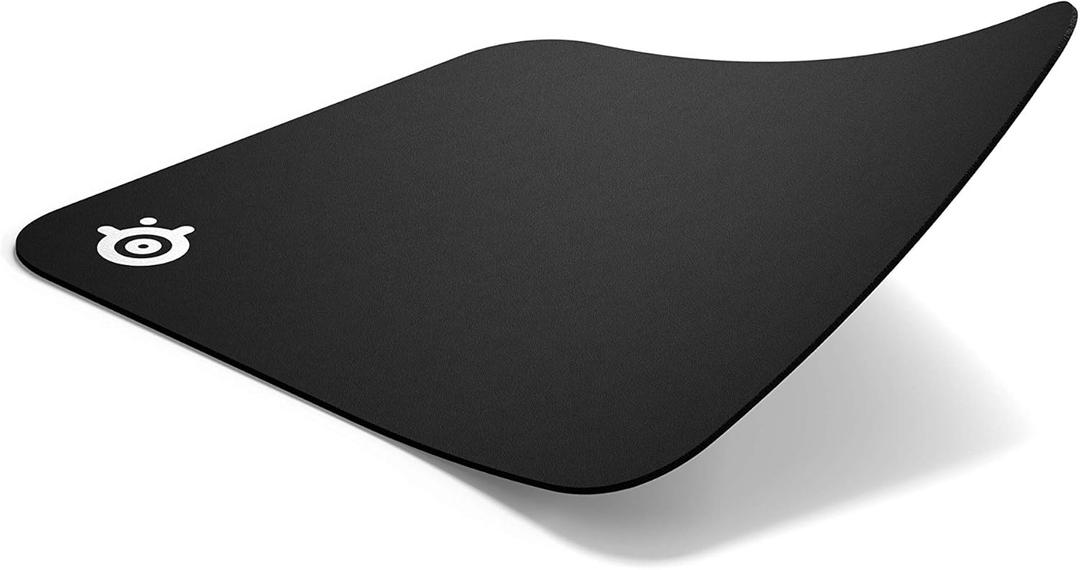SteelSeries QcK Gaming Mouse Pad - Small Cloth - Optimized For Gaming Sensors (9.8L x 8.3W inches, Black)