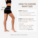 Women’s 6” High Waisted Biker Shorts Sculpting Fit Tummy Control Quick Dry Athletic Workout Shorts (L)