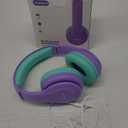 Kids Bluetooth Headphones, Lightweight Wireless Headphones for Kids, 85/94dB Volume Limited, 60 Hours Playtime, Bluetooth 5.3, Over-Ear Toddler Headsets with Built-in Mic-Purple