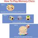 Simple Activities for People with Dementia - Color Matching Activities for Seniors, Wooden Alzheimer's Products for Seniors - Stress-Relieving Sensory Busy Board Gadgets and Gifts