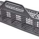 Universal Dishwasher Cutlery Basket Replacement WD28X10128 Dishwasher Utensil Silverware Basket, Compatible with Part No. AH959351, EA959351, PS959351, WD28X10127, WD28X10132