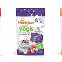 Happy Baby Organic Yogis FreezeDried Yogurt & Fruit Snacks, 3 Flavor Variety Pack, 1 Ounce, 3 Count, Best By: 15 JUL 2026
