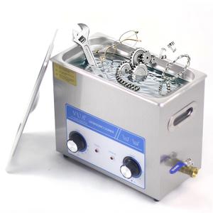 6L Ultrasonic Cleaner with Timer & Heater, Professional Ultrasonic Parts Cleaner, Knob Control Ultrasonic Cleaning Machine for Glasses Watch Jewelry Denture Dental Irrigator Parts Tools Circuit Board