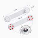 Child Safety Cabinet Locks  6-Pack Double Button Drawer Latches, Easy & No-Residue Removal, Exclusive Technology  Baby Proofing for Drawers & Cabinets